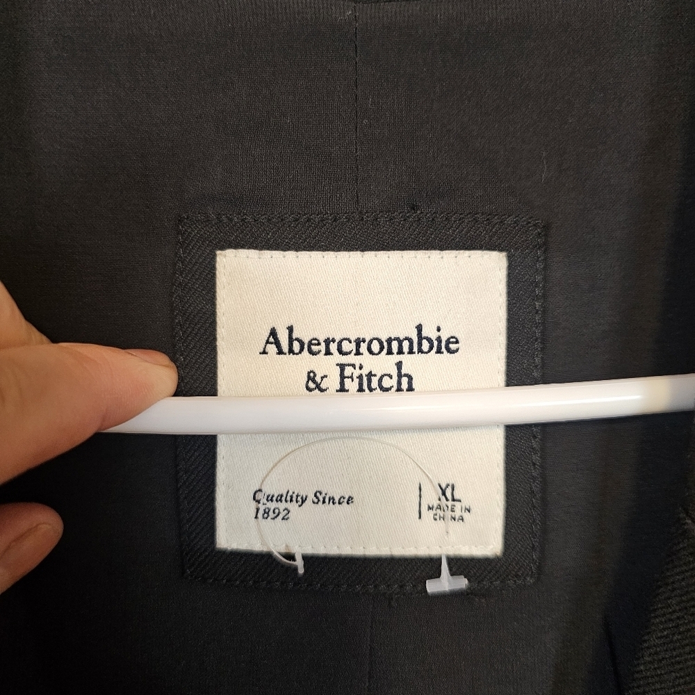 Abercrombie & Fitch Oversized Blazor Mini Jacket Dress Business Button Down - Picture 7 of 8